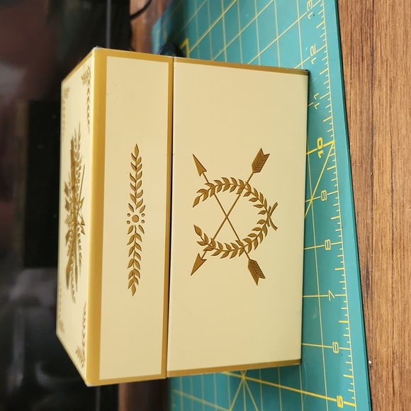 VINTAGE 80s Ohio Art Tin Recipe/Index Box 6" x4" - Picture 1 of 7